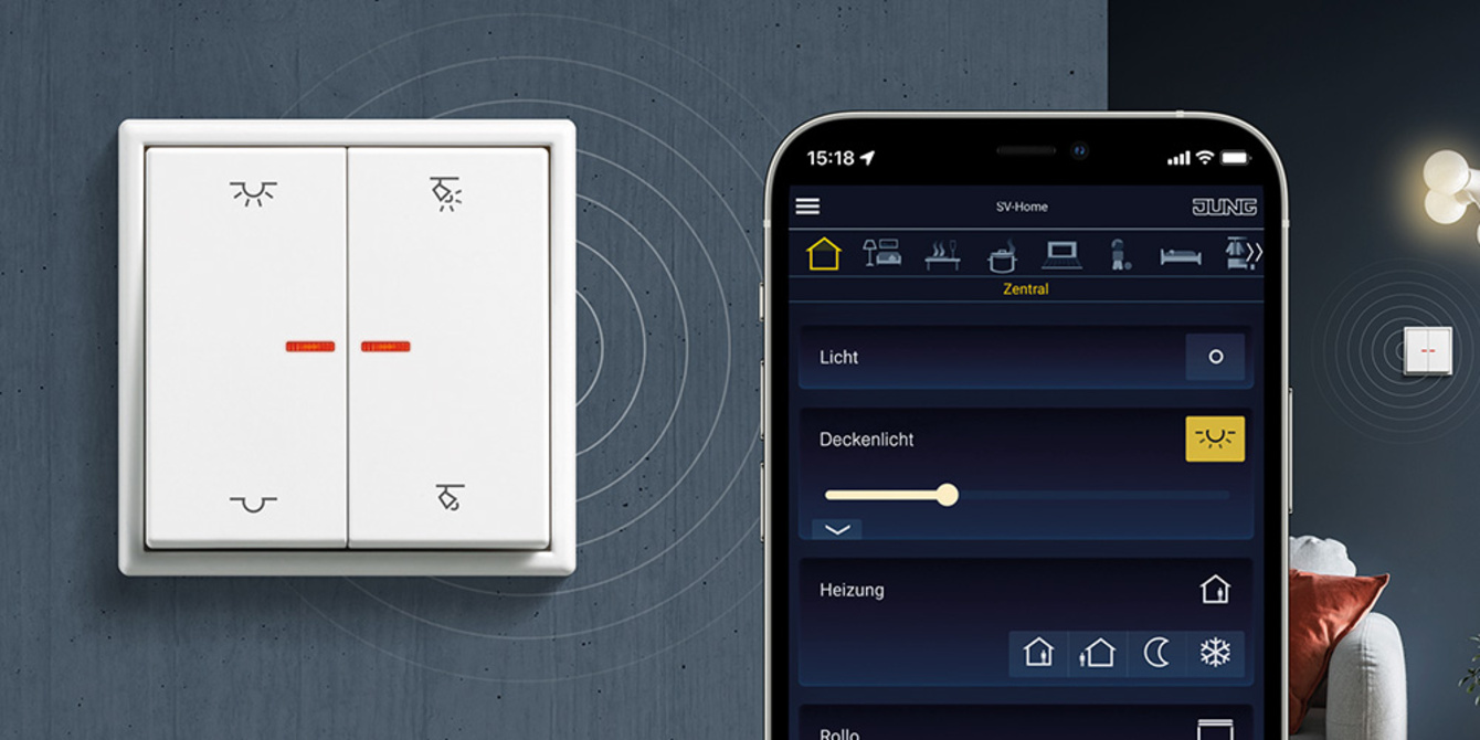 KNX RF Taster bei A&H Solar UG (haftungsbeschränkt) in Dorsheim